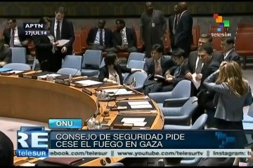 Consejo de Seguridad pide a Israel y Hamas paren sus ataques