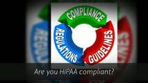 Compliance with HIPAA