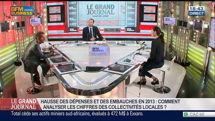 Agnès Verdier-Molinié et Michel Klopfer, dans Le Grand Journal - 28/07 3/7
