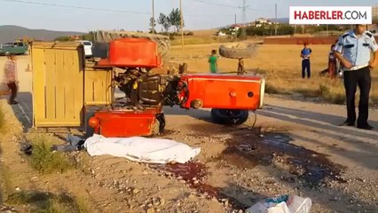 Erbaa'da Traktör Devrildi: 1 Ölü, 2 Yaralı