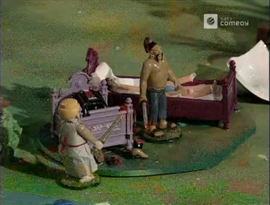 Die Harald Schmidt Show - 1011 - 2001-12-06 - Meret Becker, Schicke Bettwäsche, Die Abenteuer des Theseus