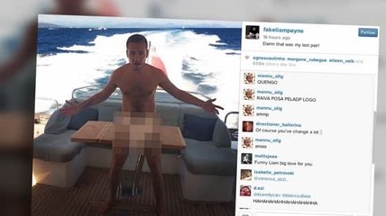 Liam Payne de One Direction se déshabille sur Instagram