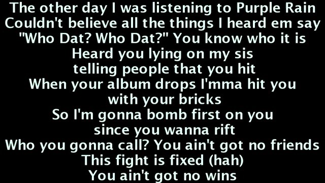 Diggy Simmons - What You Say To Me (J. Cole Diss) [LYRICS]