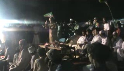 Shah Mehmood at Jalsa uc34 Speaking Local Language