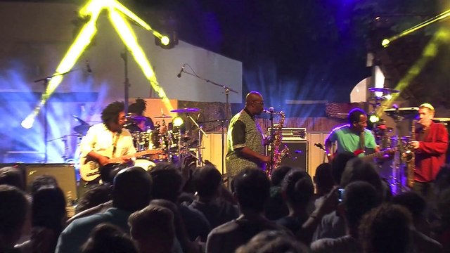 MANU DIBANGO Live in SUN ART FESTIVAL 2014