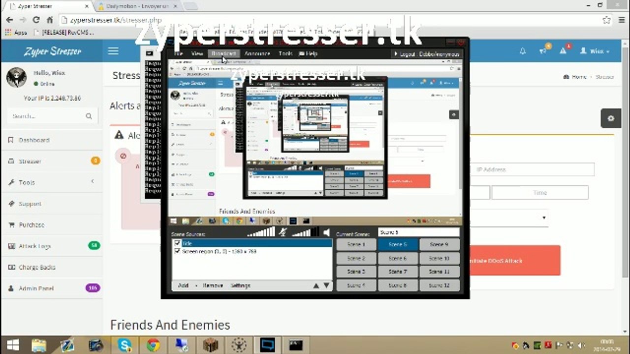 ZYPERSTRESSER FREE DDOS STRESSER! REGISTER NOW FOR A FREE PLAN