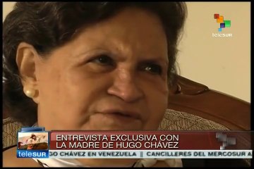Doña Elena habla del orgullo por la labor de su hijo, Hugo Chávez