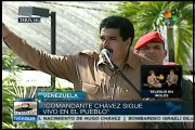 Chávez vive en las obras sociales para el pueblo, afirma Maduro