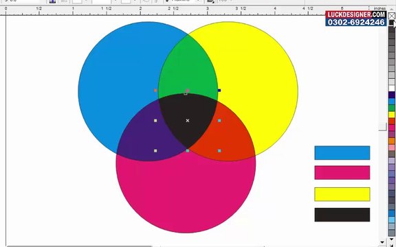 CorelDraw Training in Urdu, Weld, Trim, Intersect and CMYK Colors