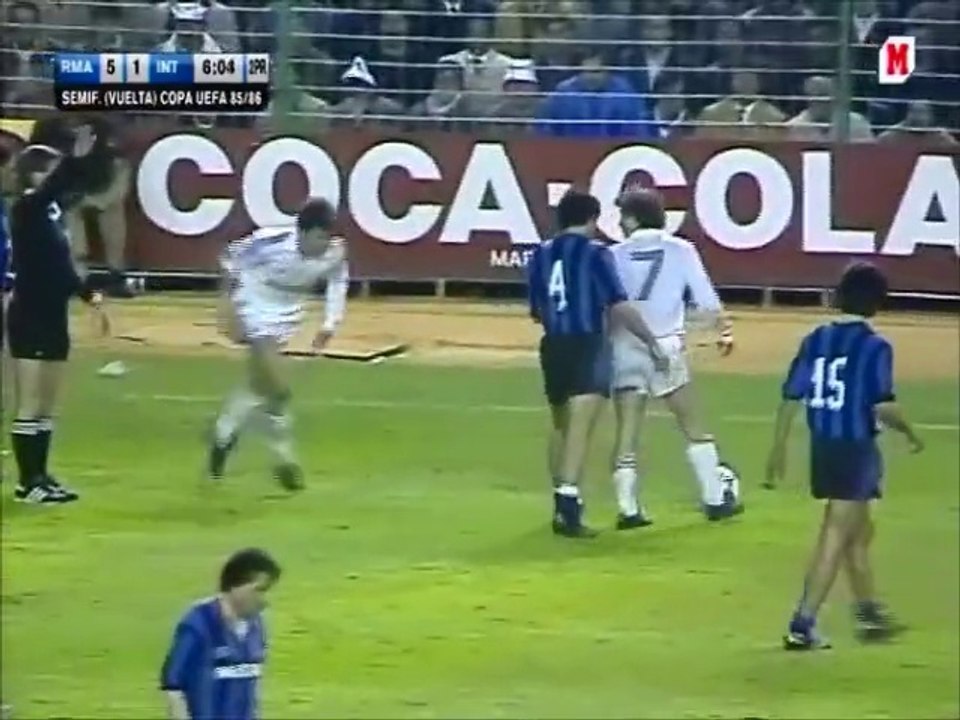 Real Madrid-Inter de Milán 5-1 [UEFA - Semifinales- 1985/1986] (Prorroga)