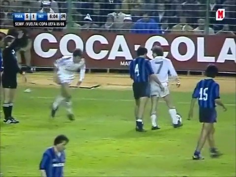 Real Madrid-Inter de Milán 5-1 [UEFA - Semifinales- 1985/1986] (Prorroga)