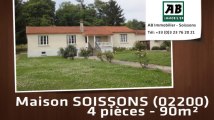 A vendre - maison - SOISSONS (02200) - 4 pièces - 90m²