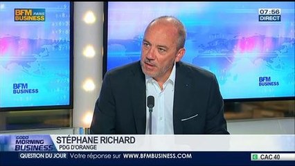 Orange: résultats semestriels conformes aux attentes, Stéphane Richard dans GMB – 29/07