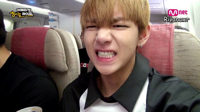 [INDO SUB] American Hustle Life Unreleased Cut - Bangtan Boys playing by themselves in the airplane