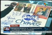 Bolivia rinde homenaje a Hugo Chávez en su 60 aniversario natalicio