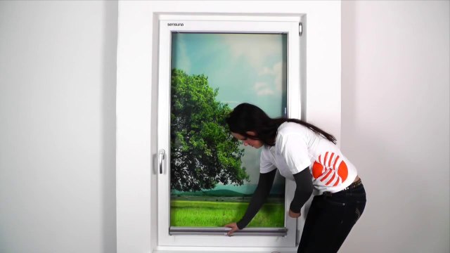 sensuna® Plissee - Montage in der Glasleiste