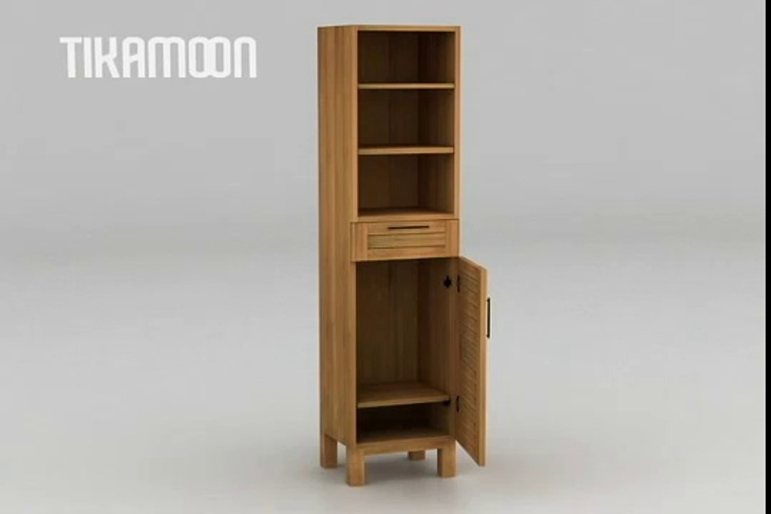 Colonne en teck pour salle de bain Soho - Tikamoon