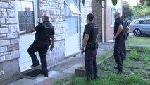 Immigration enforcement officers launch early morning raid