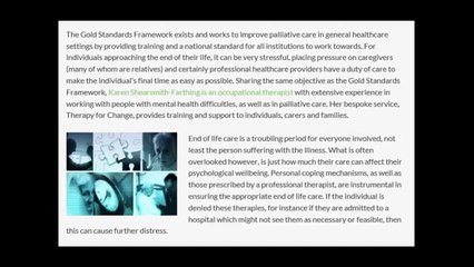 Karen Shearsmith Farthing | Coordinating Services for the Best Palliative Care