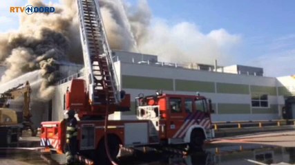 Grote brand in Gerkesklooster - RTV Noord