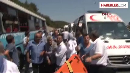 Ümraniye'de Özel Halk Otobüsü Kaza Yaptı 1: Ümraniye'de Özel Halk Otobüsü Kaza Yaptı.