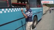 Ümraniye'de Özel Halk Otobüsü Kaza Yaptı Ümraniye'de Özel Halk Otobüsü Kaza Yaptı.