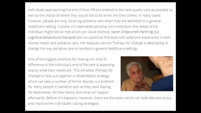 Karen Shearsmith Farthing | Improving Palliative Care Standards