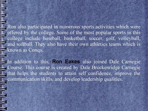 Ron Eakes Is Highly Dedicated To Delivering The Finest Construction Services Through Mid Plains Constructions