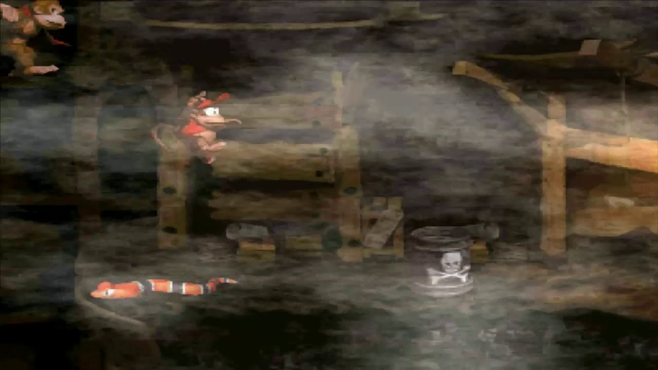Donkey Kong Country - Caves des Chimpanzés : Mine Brumeuse