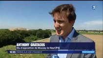 Sites de stockage de déchets de chantier à Moussy le Neuf : reportage sur France 3 IDF