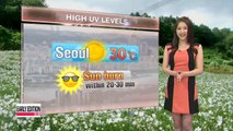 Hot, humid Tuesday with sudden showers