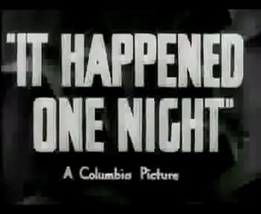 1934 It happened one night - Trailer