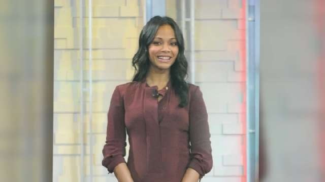 Zoe Saldana Shows Off Her Baby Bump