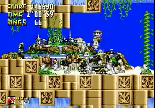 Sonic 1 Megamix 4.0 (Sega CD) - Mighty Longplay Part 2