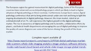 Digital Pathology Market - Global Forecasts & Trends to 2018