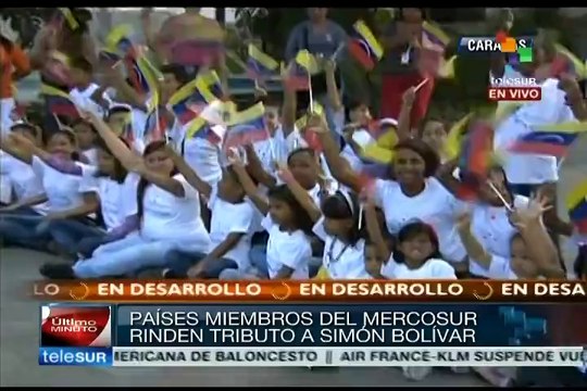 Inicia ceremonia inaugural de la cumbre del Mercosur en Venezuela