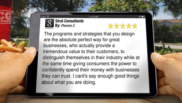 Strat Consultants West Palm Beach Teriffic 5 Star Review by Phoenix C.