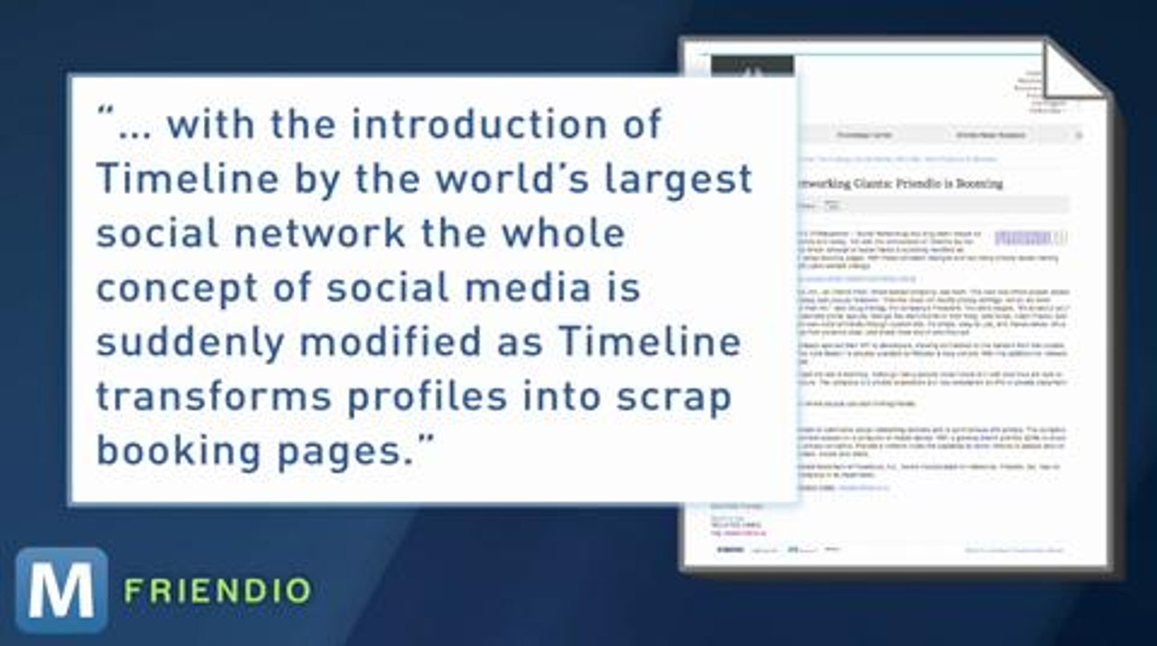 Friendio Offers 'Classic' Social Networking, No Privacy Policy Changes