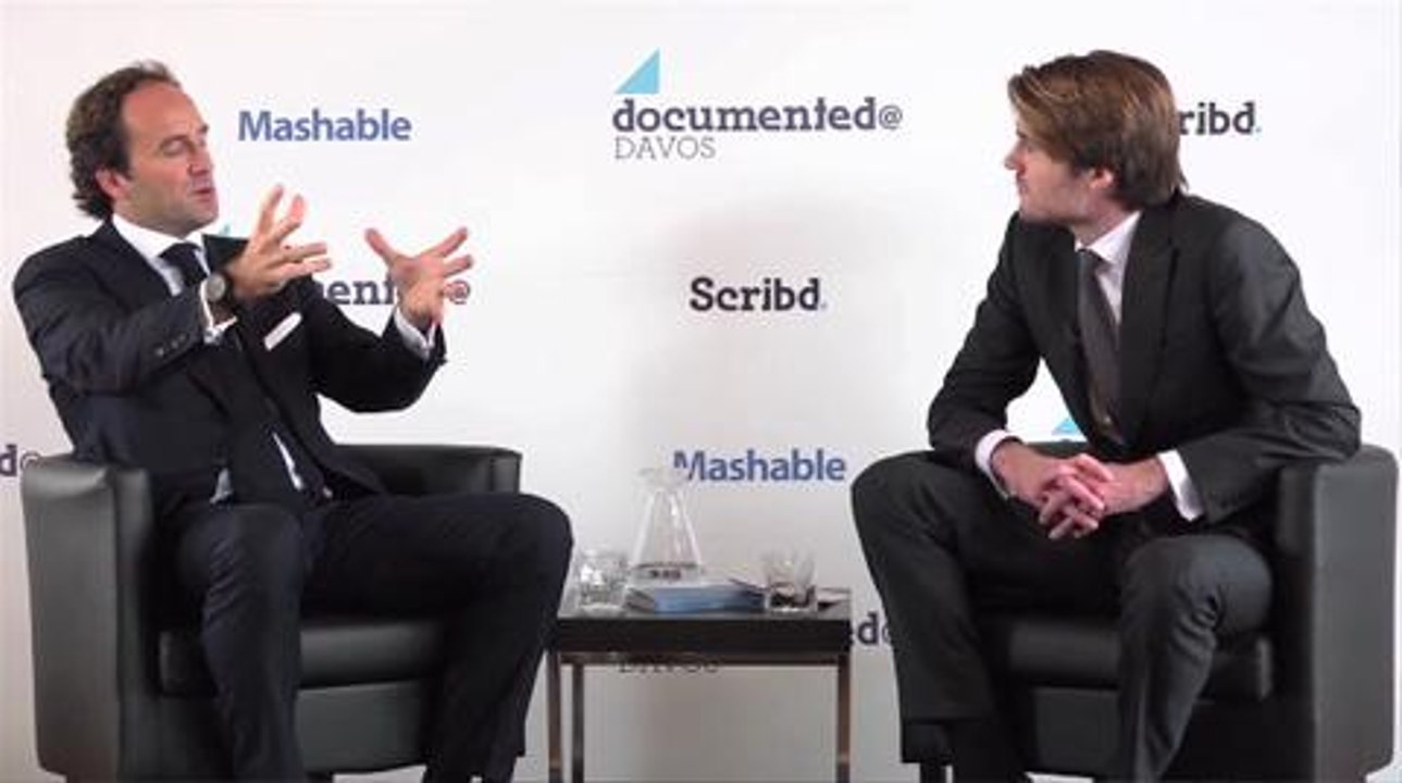 David Jones at Davos