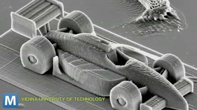 Researchers Make Nano-Sized Replicas With 3D Laser Printer