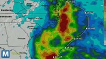 NASA Tracks Sandy’s Total Rainfall