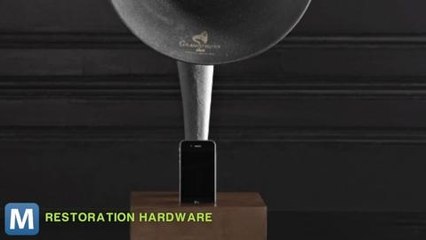 Listen to Your iDevice in Style with an Actual Gramophone
