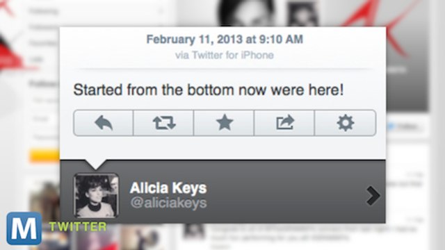 Did Blackberry Creative Director Alicia Keys Send a Tweet from an iPhone?