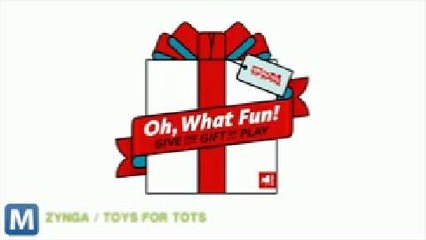 Zynga Teams with Toys For Tots to Give the Gift of Play