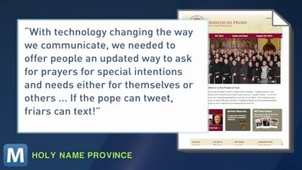 Friars Accepting Prayers Via Text Message