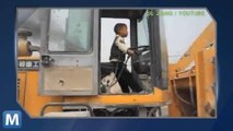This Kid can Drive a Front-End Loader like a Pro
