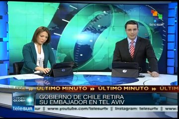 Chile retira a su embajador de Israel y llama a la paz en esa región