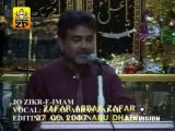 Jo Zikr e Imam e Raza Ho Raha Hai - Manqabat Imam Ali Raza - Zafar Abbas Zafar