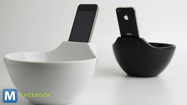 Never Eat Ramen Alone with this iPhone Dock-Equipped Bowl