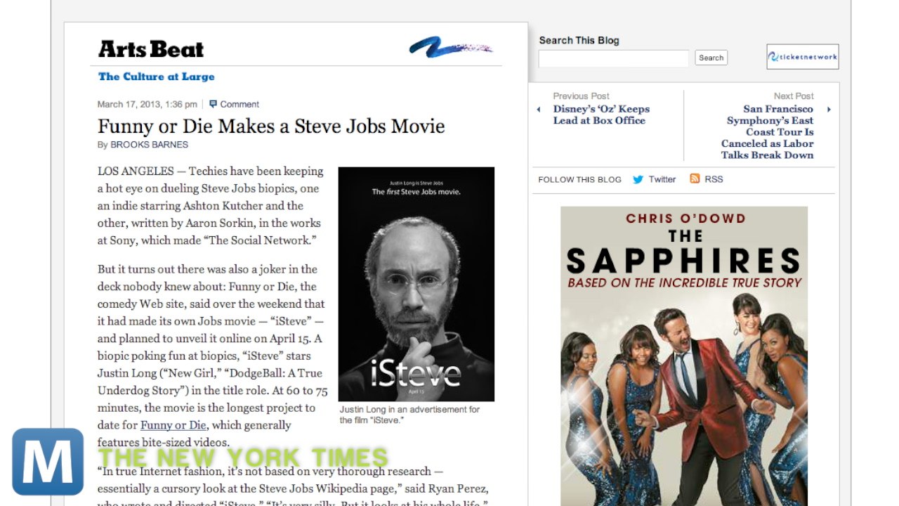 Funny or Die to Release Steve Jobs Film